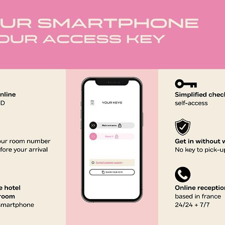 Hotel Des Sept - Entree Autonome, Reception En Ligne - Encore Mieux Orleans Bagian luar foto